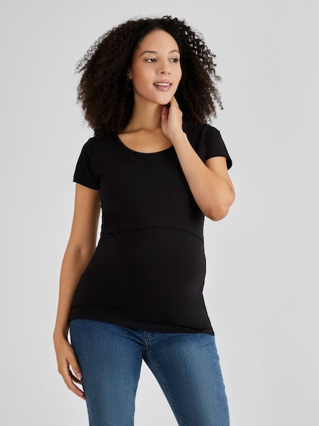 Black Maternity & Nursing T-Shirt (813061) | €34