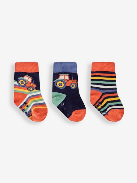 Tractor Socks 3-Pack in Blue (837161) | €12.50