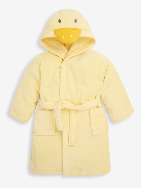 Kids' Duck Cotton Towelling Robe in Yellow (8423Y8) | €36