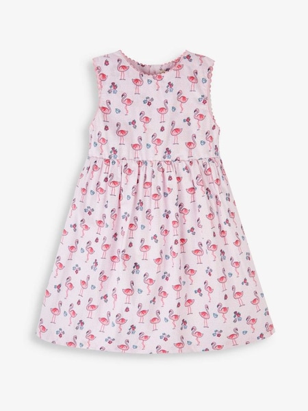 Flamingo Print Summer Dress in Pink (843963) | $15
