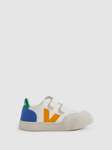 Veja Small V-12 Baskets Velcro, blanches multicolores (846999) | 120 €