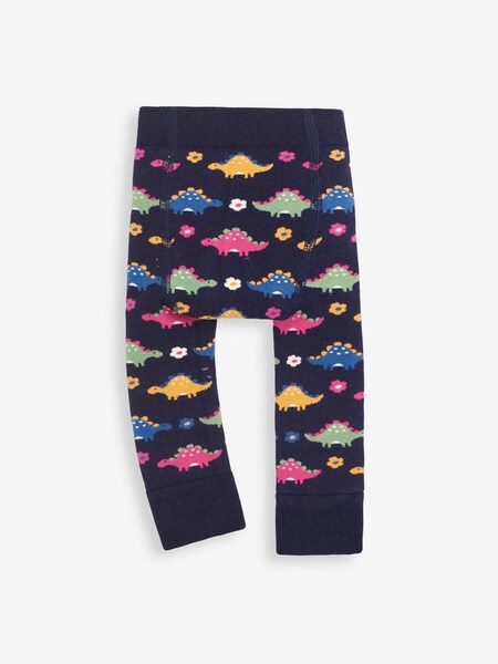 Dino Extra Thick Baby Leggings in Navy Dinosaur (84A078) | €11.50