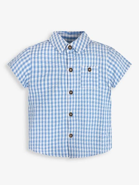 Gingham Shirt in Blue (852439) | $31