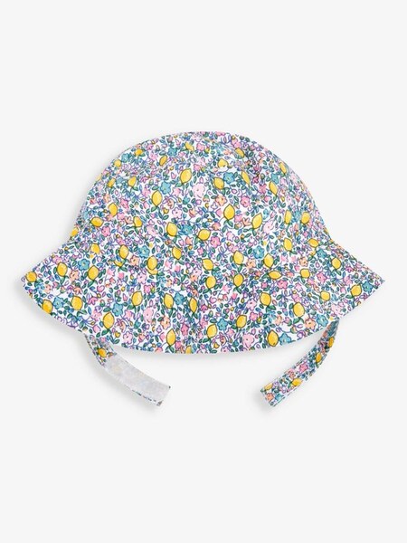 Pretty Ditsy Sun Hat in Lemon Ditsy (857928) | $5