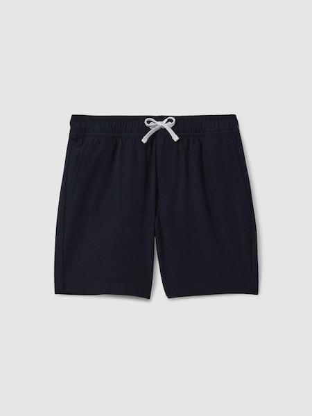 Plain Drawstring Waist Swim Shorts in Navy (914391) | HK$430
