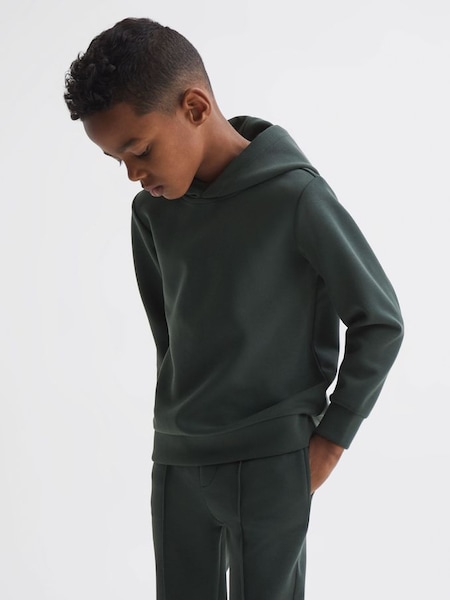 Junior Jersey Hoodie in Forest Green (915372) | CHF 55