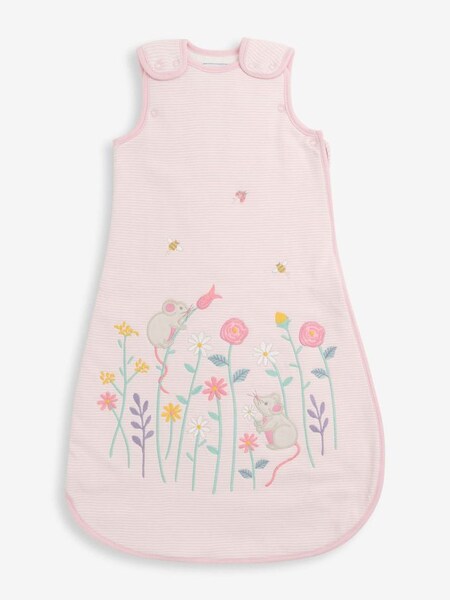 Pink Mouse Appliqué 1.5 tog Baby Sleeping Bag (932762) | €27