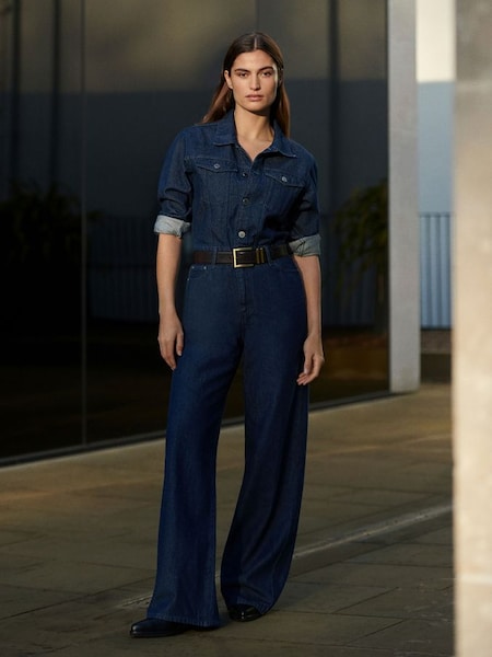 Denim-Overall in Relaxed Fit, Indigo (947320) | 340 €