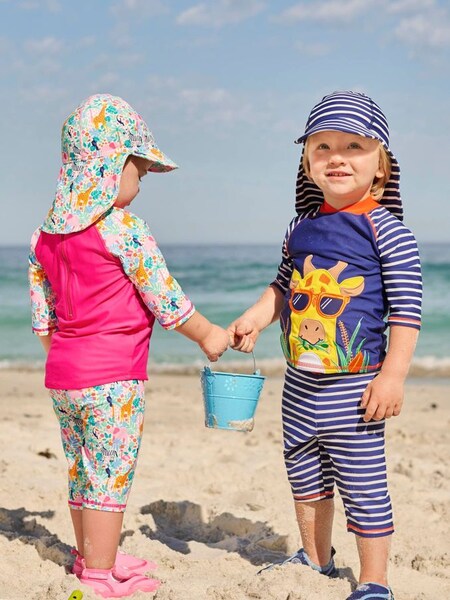Kids' 2-Piece Sun Protection Suit in Safari (947773) | $39
