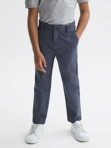 Senior Slim Fit Casual Chinos in Bright Airforce (964134) | $40