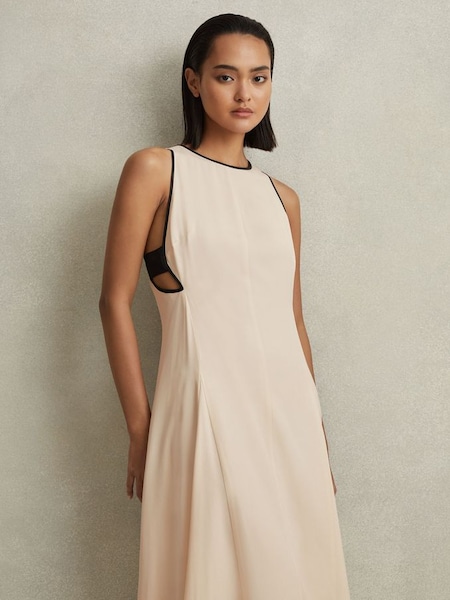 Cut-Out Maxi Dress in White (990717) | $510