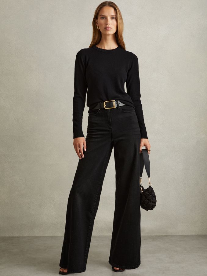 Women s Wide Leg Trousers REISS