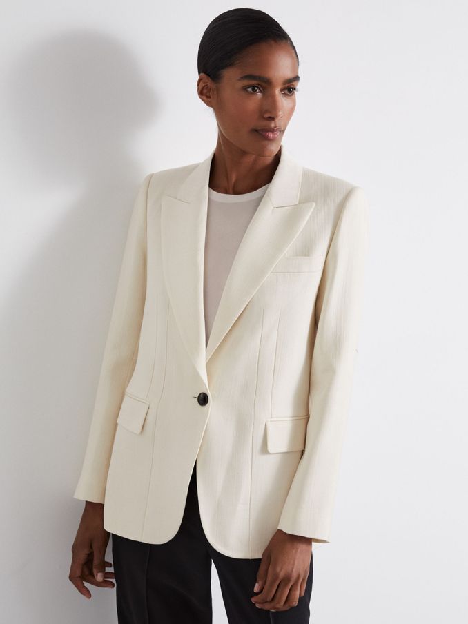 Women s SUIT JACKETS WHITE Suitsandtailoring Reiss Ireland