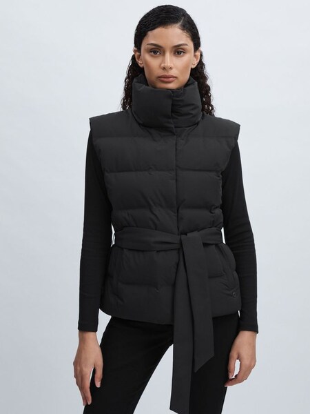 Scandinavian Edition Padded Gilet in Black (AU4911) | US$730