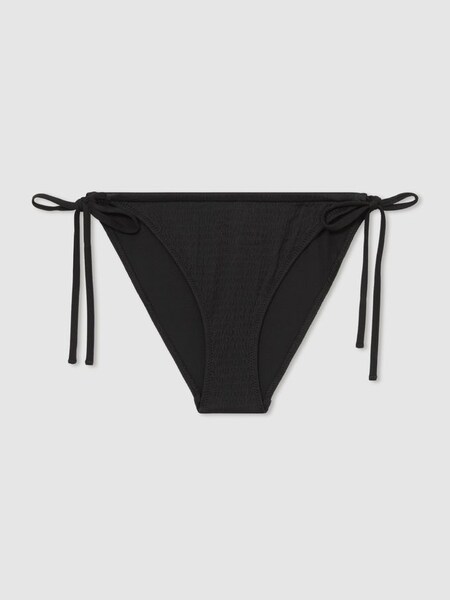 Crinkle Tie Bikini Bottoms in Black (AV6514) | €60