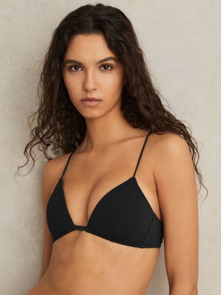 Calvin Klein Padded Triangle Bikini Top in Black (AV6516) | €95