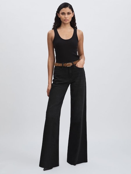 Petite Relaxed Jeans in Black (AW1366) | €240