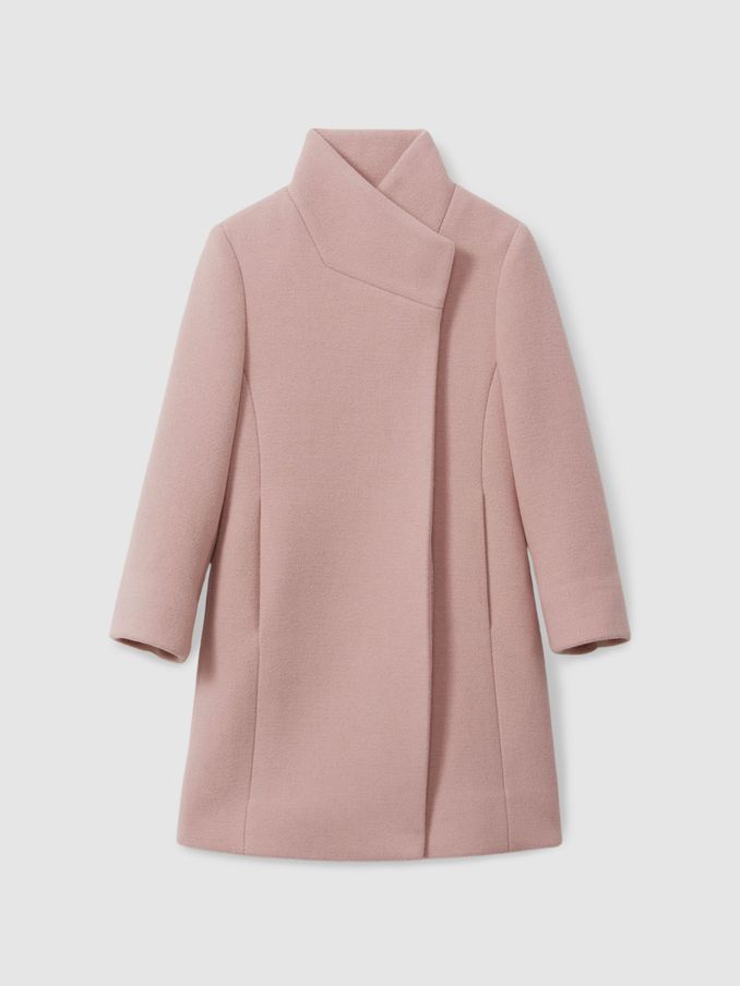 Pink wool coat canada best sale