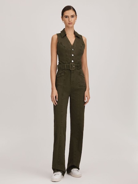 Paige Denim Overall in Olive​​​​​​​ (B30179) | 480 €