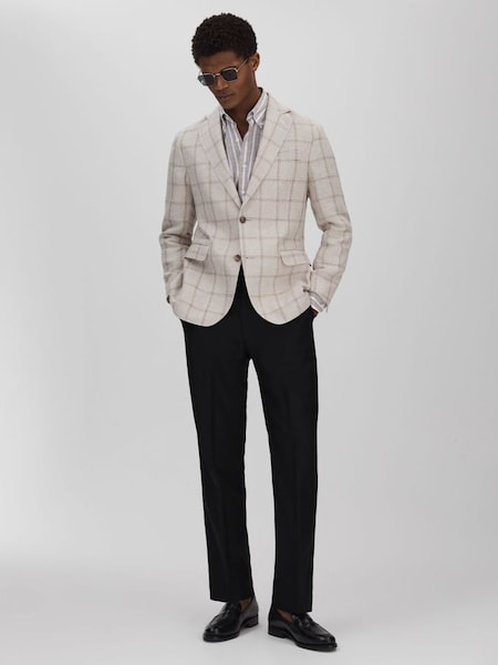 Oscar Jacobson Cotton Twill Trousers in Black (B41344) | HK$3,740