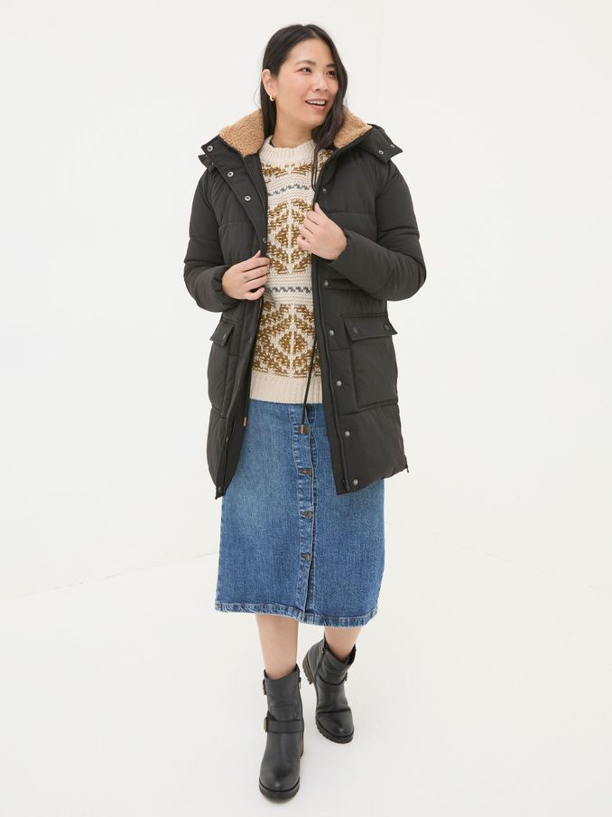 Fat face coats womens shop
