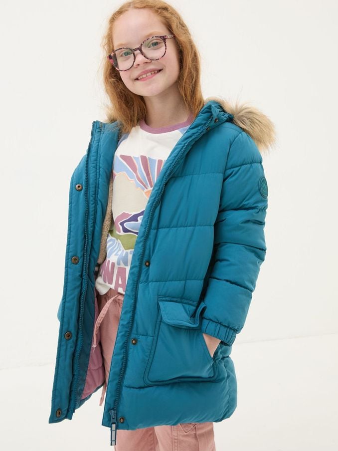 Girls Shower Resistant Coats Jackets FatFace US