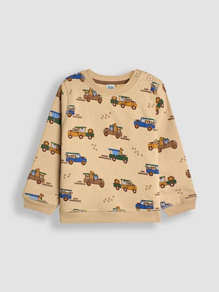 Stone Safari Jeep Print Sweatshirt (B85392) | €31.50