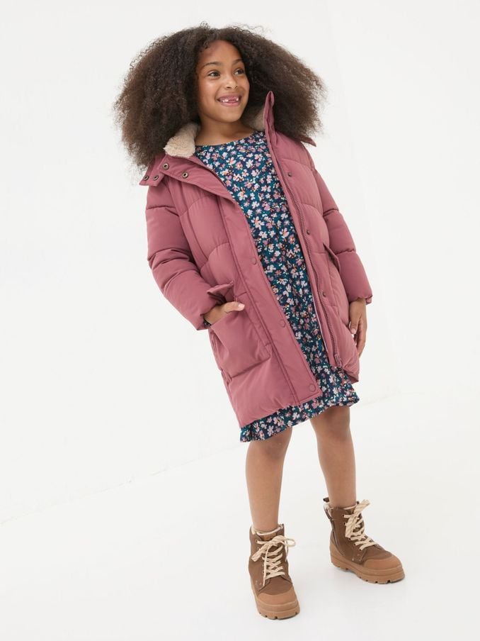 Girls Long Length Coats Jackets FatFace US