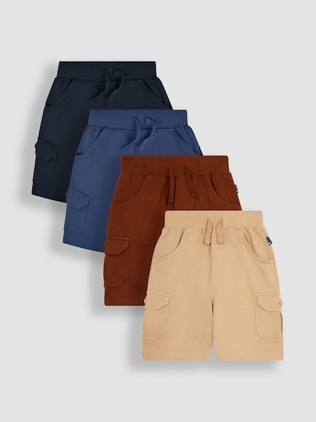Blue 4-Pack Jersey Cargo Shorts (B90972) | €38