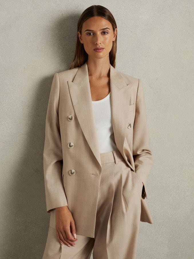 Women's wool blazers sale on sale