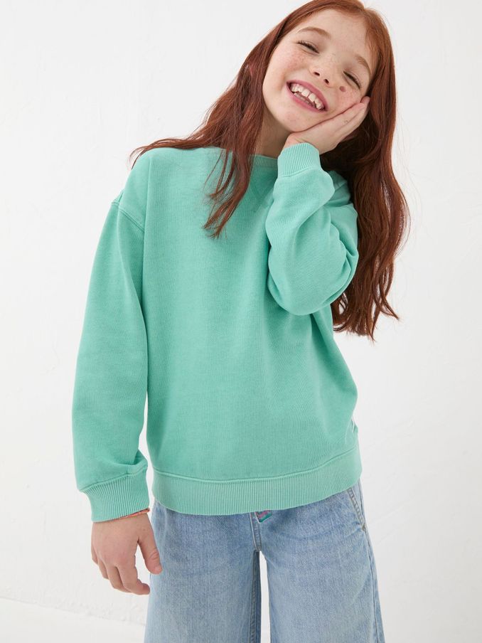 Girls plain sweatshirts deals