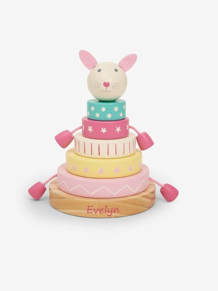 Wooden Bunny Stacker in Pink (C20030) | €23.50