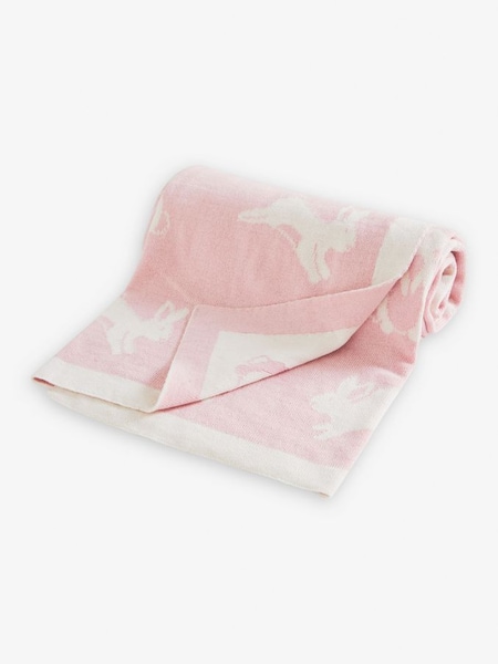 Pink Bunny Knit Shawl (C39397) | €34