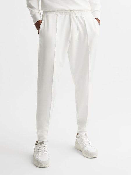 Castore Bonded Joggers in White (C41381) | €63