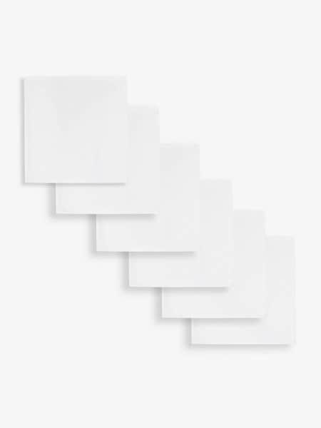 6-Pack White Muslin Squares (C43743) | €13