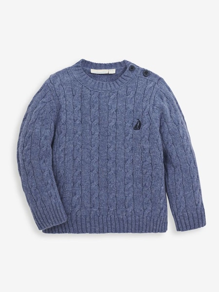 Cable Knit Jumpers in Denim (C46858) | $39