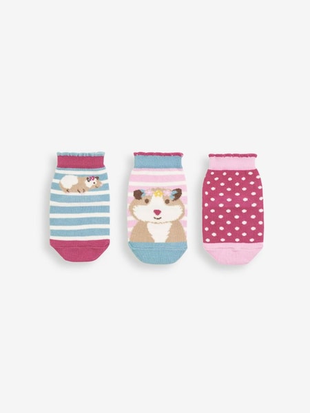 Pink 3-Pack Guinea Pig Socks (C46969) | €12.50