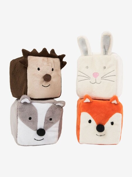 4-Pack Soft Woodland Cubes in Multi (C50720) | €27.50