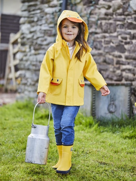 Duck Waterproof Jacket in Yellow (C54531) | €64
