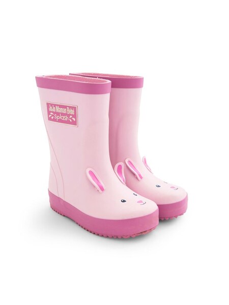 Kids' Wellies in Pink Bunny (C72753) | $36