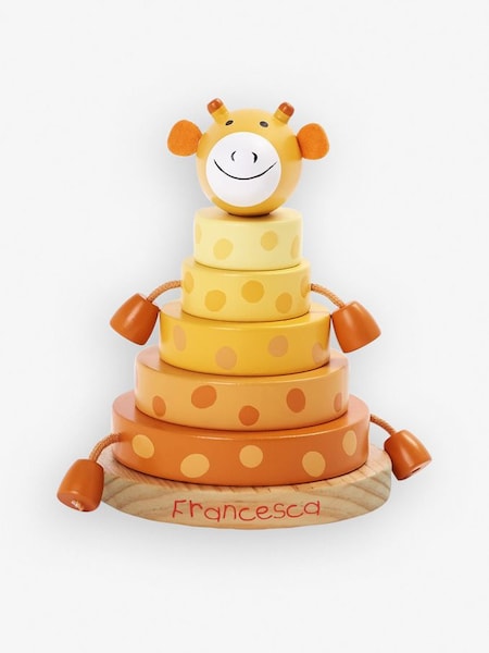 Orange Giraffe Wooden Stacking Toy (C75644) | €23.50