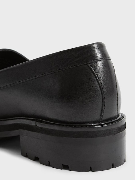 Leather Loafers in Black (C84768) | €113