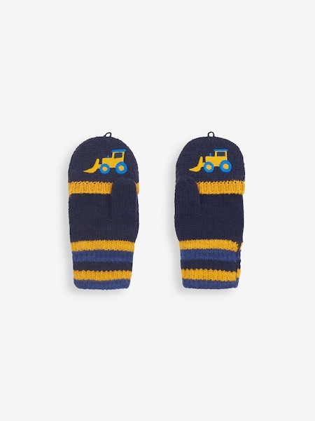 Navy Digger Embroidered Gloves (C93953) | $27