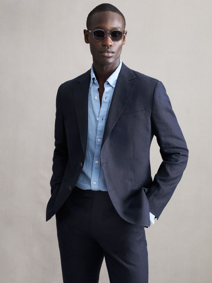 Mens slim deals fit blazers