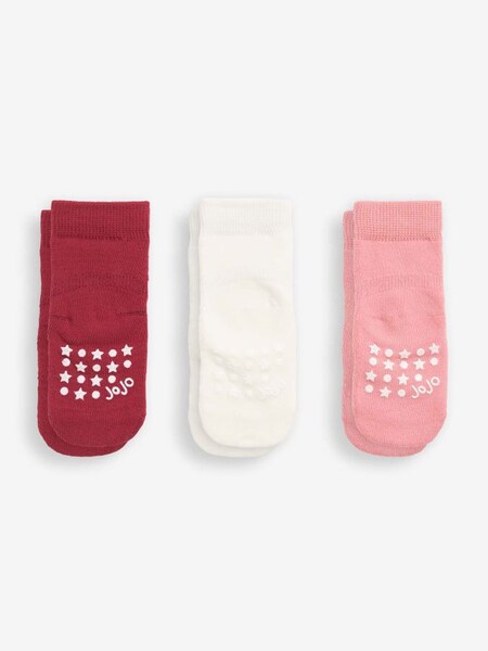 3-Pack Extra Thick Socks in Berry (C95197) | $15