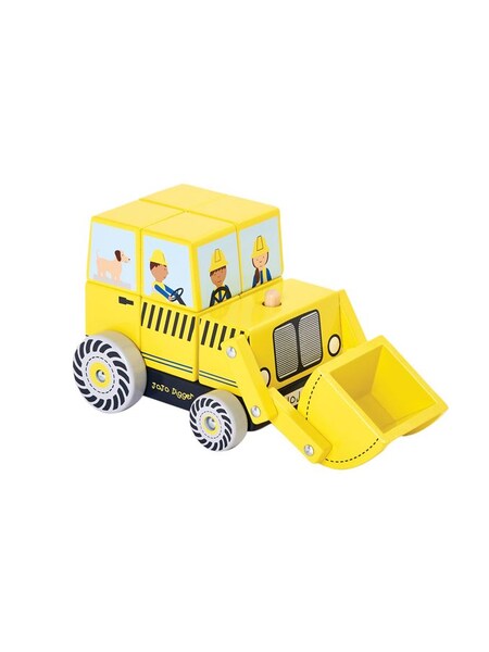 Digger Wooden Block Stacker (C98498) | €23.50
