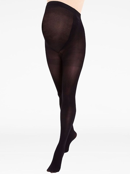 60 Denier Ultimate Maternity Support Tights in Black (D11335) | $18