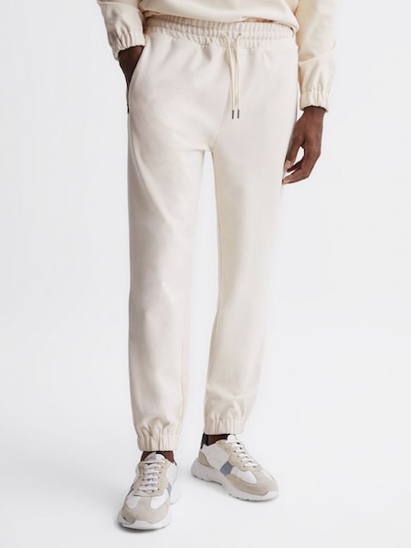 Micro Fleece Joggers in Ivory (D16228) | CHF 64