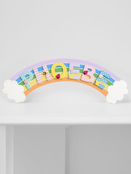 Curved Rainbow Door Plaque (D18224) | €19