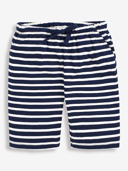 Boys' Bermuda Shorts in Navy Ecru Stripe (D18228) | $12